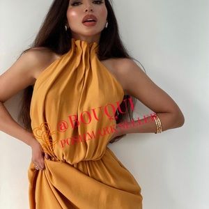 BLOGGER FAV ZARA LIMITED EDITION HALTER NECK DRESS